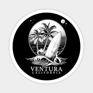 Ventura California Surf  Surfing Surfer Magnet